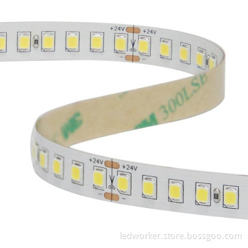 5050 COB Smart SMD LED Tape Strip Lights - 220V to 24V, 100ft Warm 2835 White Linear Profile